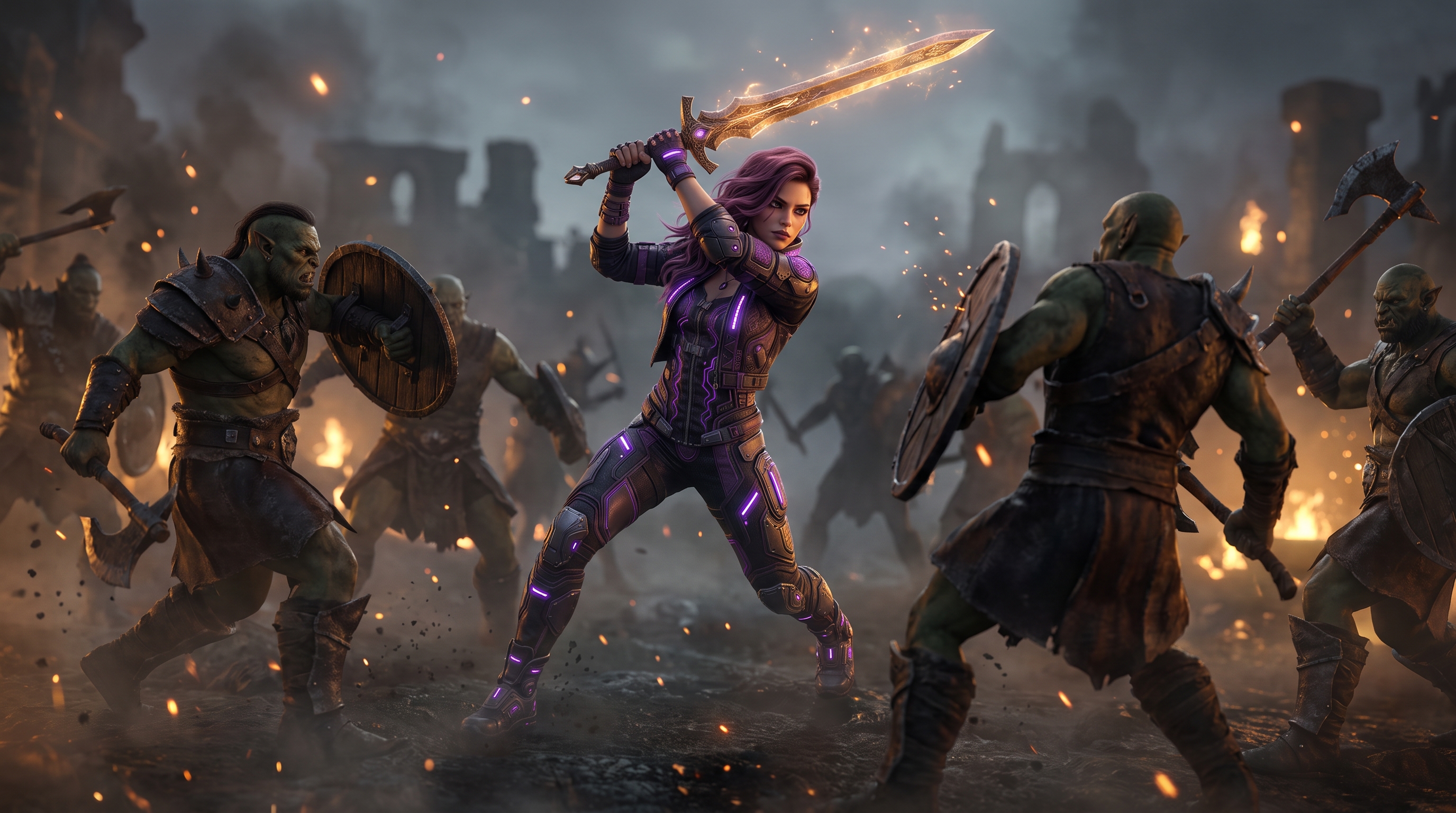 Result in Dark Fantasy style